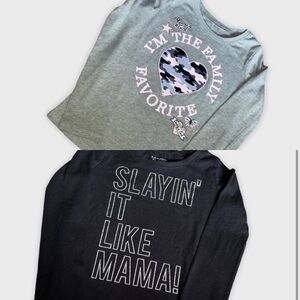 Children’s Place long sleeve tees. (2) 5T🛍